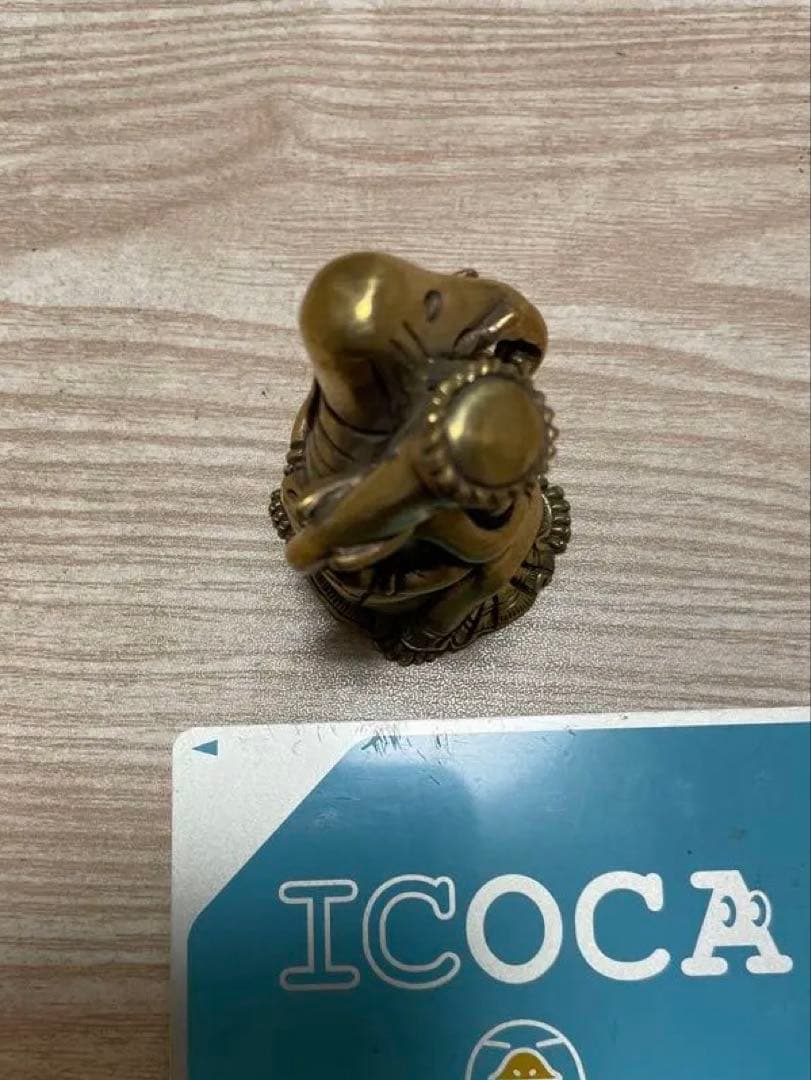 《 チベット密教　新品　1点物 》 オリジナル　真鍮製　聖天　ガネーシャ　秘仏