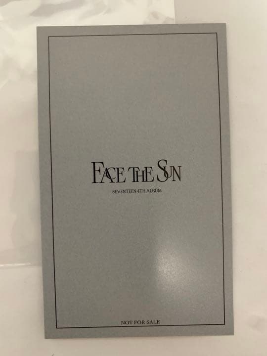 SEVENTEEN セブチ トレカ ラキドロ face the sun ミンハオ