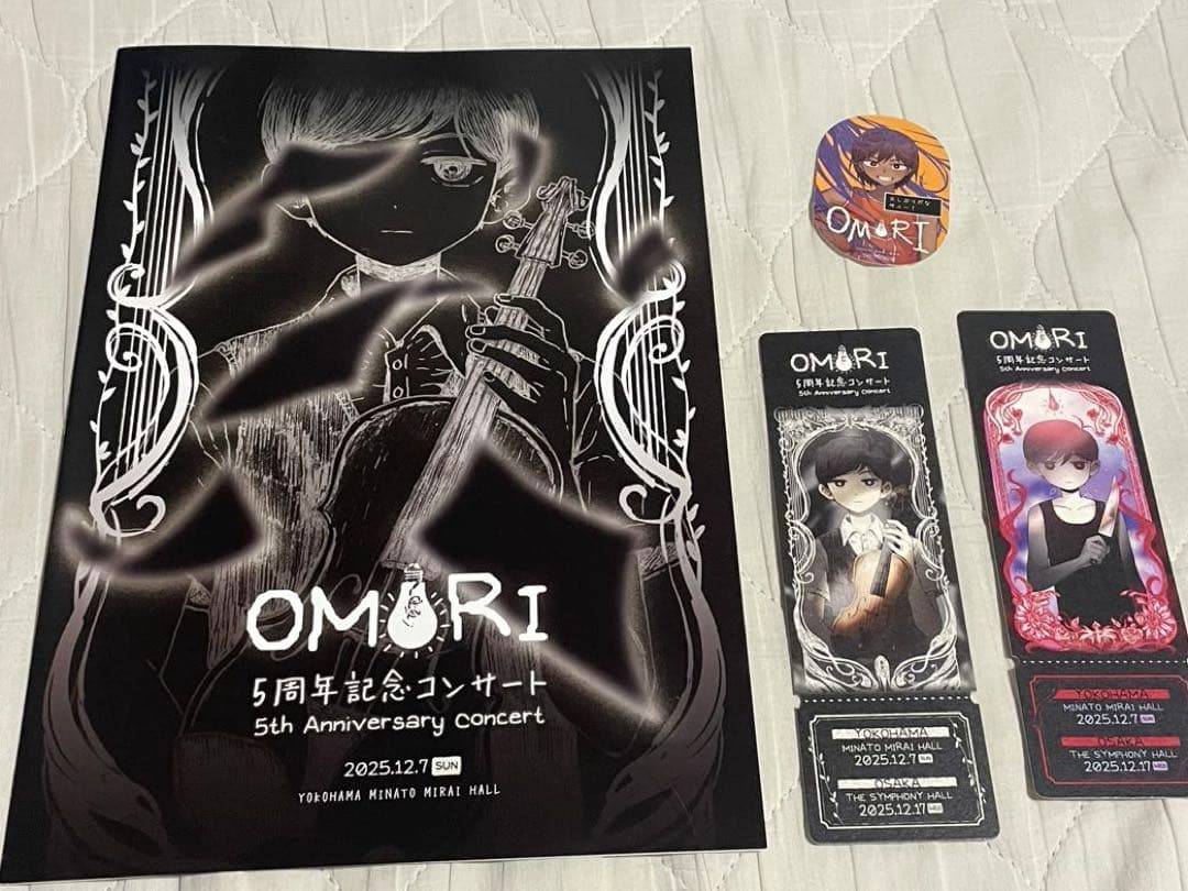 OMORI コンサート 入場特典 しおり&ステッカー&パンフレット - メルカリ