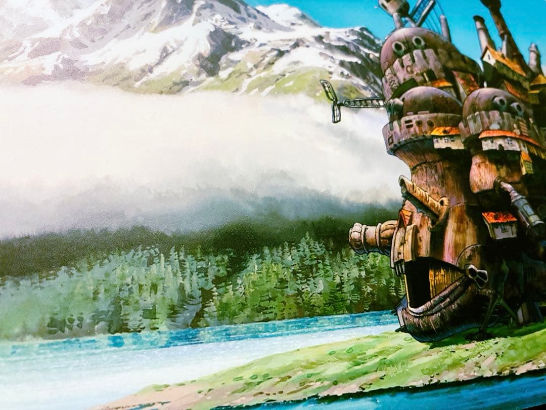 スタジオジブリ公式 ハウルの動く城 木製　壁掛けアートパネル インテリア