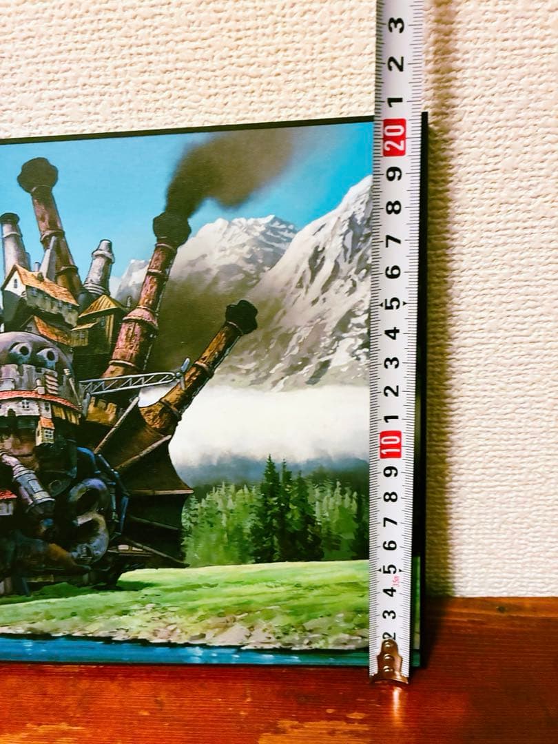 スタジオジブリ公式 ハウルの動く城 木製　壁掛けアートパネル インテリア