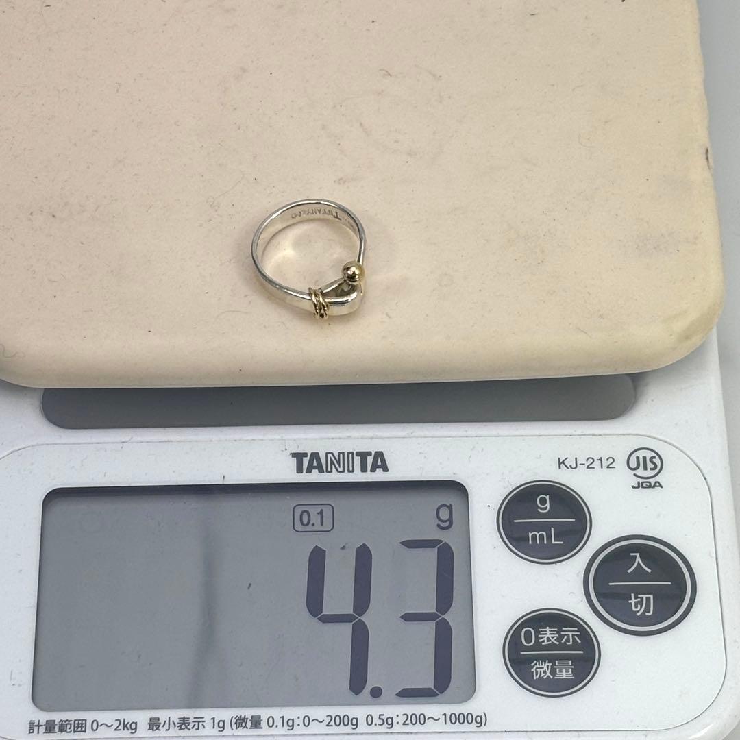 Tiffany & Co. ティファニー K18×SV925 フック&アイ12号 - メルカリ