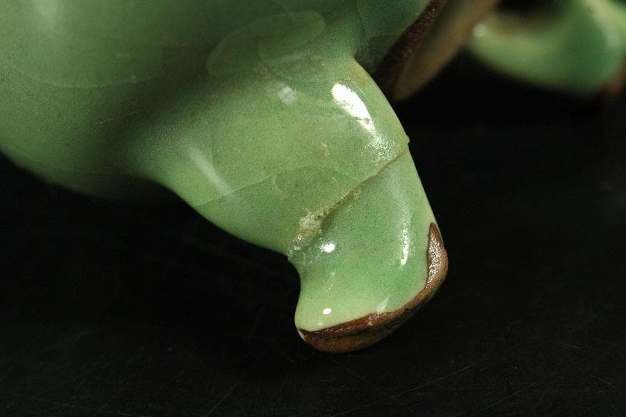 中国美術 天龍寺 青磁 三足 香炉 古美術(K-YC529) - メルカリ