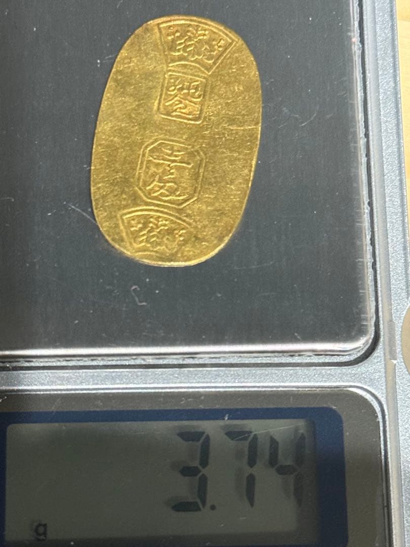 徳力　純金　小判　3.74g