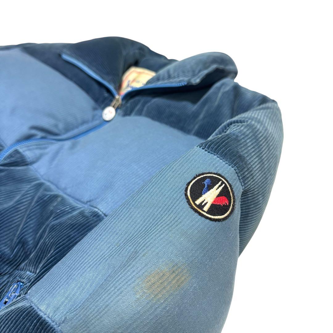 希少 モンクレール アシックス社 ヴィンテージ コーデュロイ ダウン