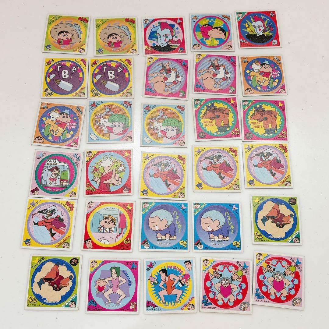 ロッテ クレヨンしんちゃん オラのポグ めんこ30枚セット - メルカリ