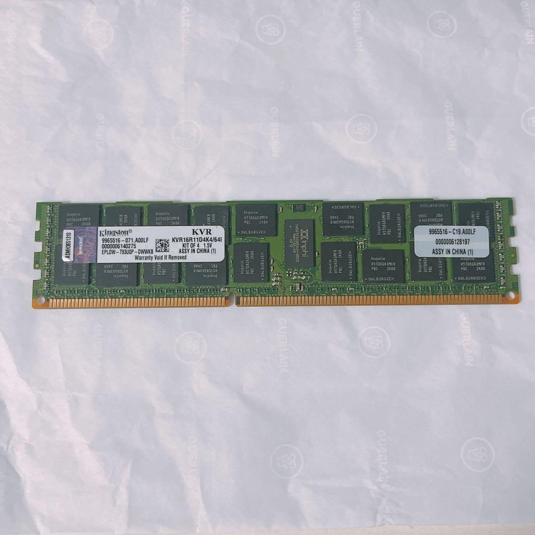 中古】Kingston ValueRAM 64GB Kit (4x16GB) - メルカリ