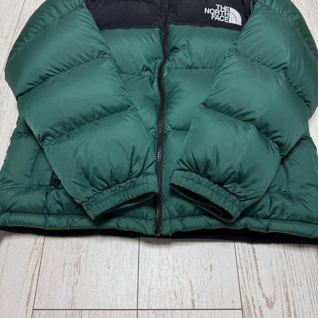 極美品 ザノースフェイス ヌプシ アウター グリーン NDW9235 ダウン L