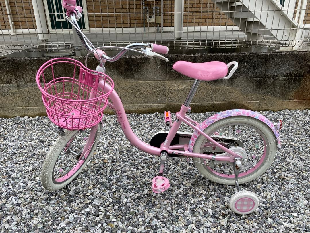ピンク 幼児用自転車 フロントバスケット付き　16インチ トップ いきなり自転車 16型 パステルピンク | 【公式】イオン九州