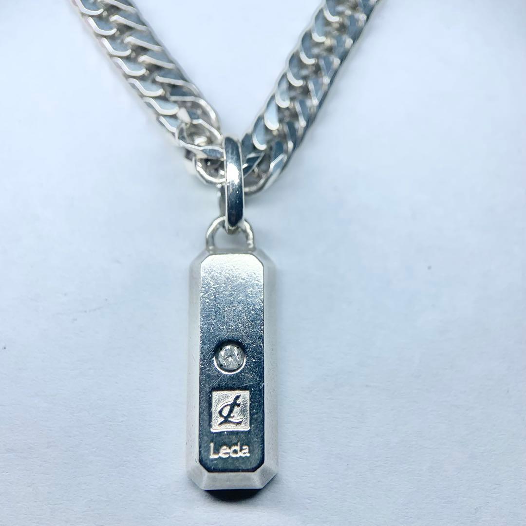 希少 レダシルマ ネックレス 喜平チェーン ダイヤモンド シルバー