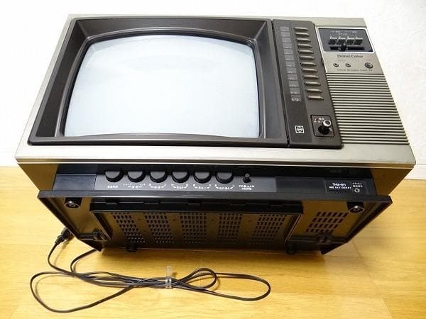 80年代 ビンテージ 日本製 ナショナルカラーテレビ TH14-N11 昭和