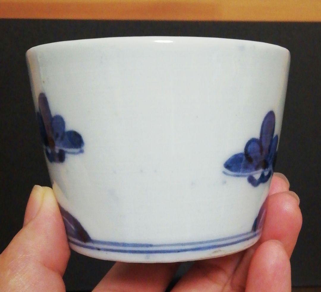 古伊万里 染付 蕎麦猪口 花図 4客 食器 - メルカリ