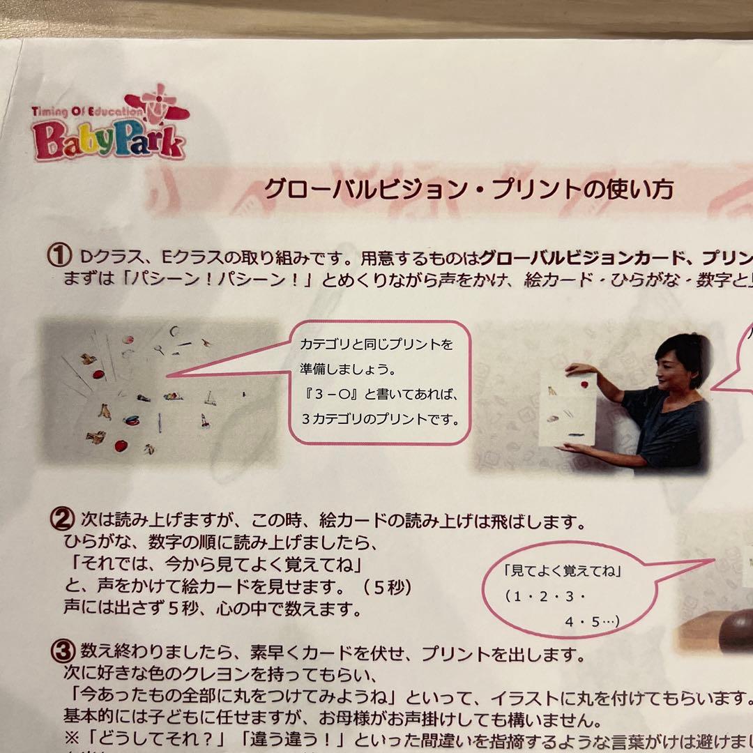 TOE グローバルビジョンカード ベビーパーク フラッシュカード - メルカリ