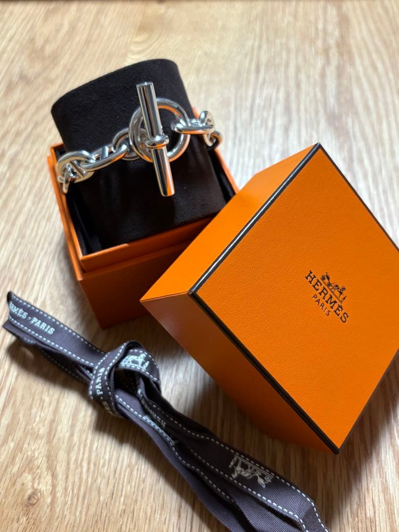 HERMES TGM11 シェーヌダンクル　パリ本店購入 楽天市場】≪Brand new≫ HERMES Chaine d'ancre bracelet TGM 11
