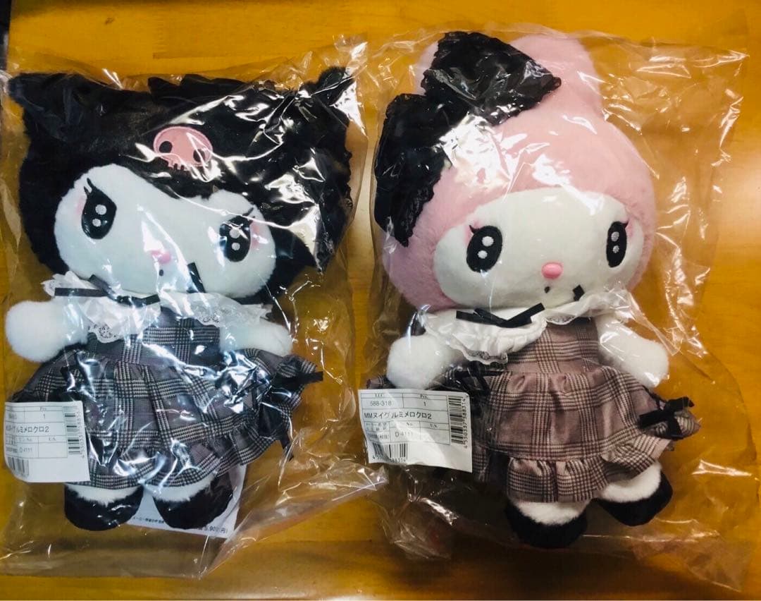 本日処分　秘密のメロクロ　ぬいぐるみ　真夜中のメロクロ　クロミ　マイメロディ 新品未開封 サンリオ クロミ 真夜中のメロクロ 秘密のメロディ