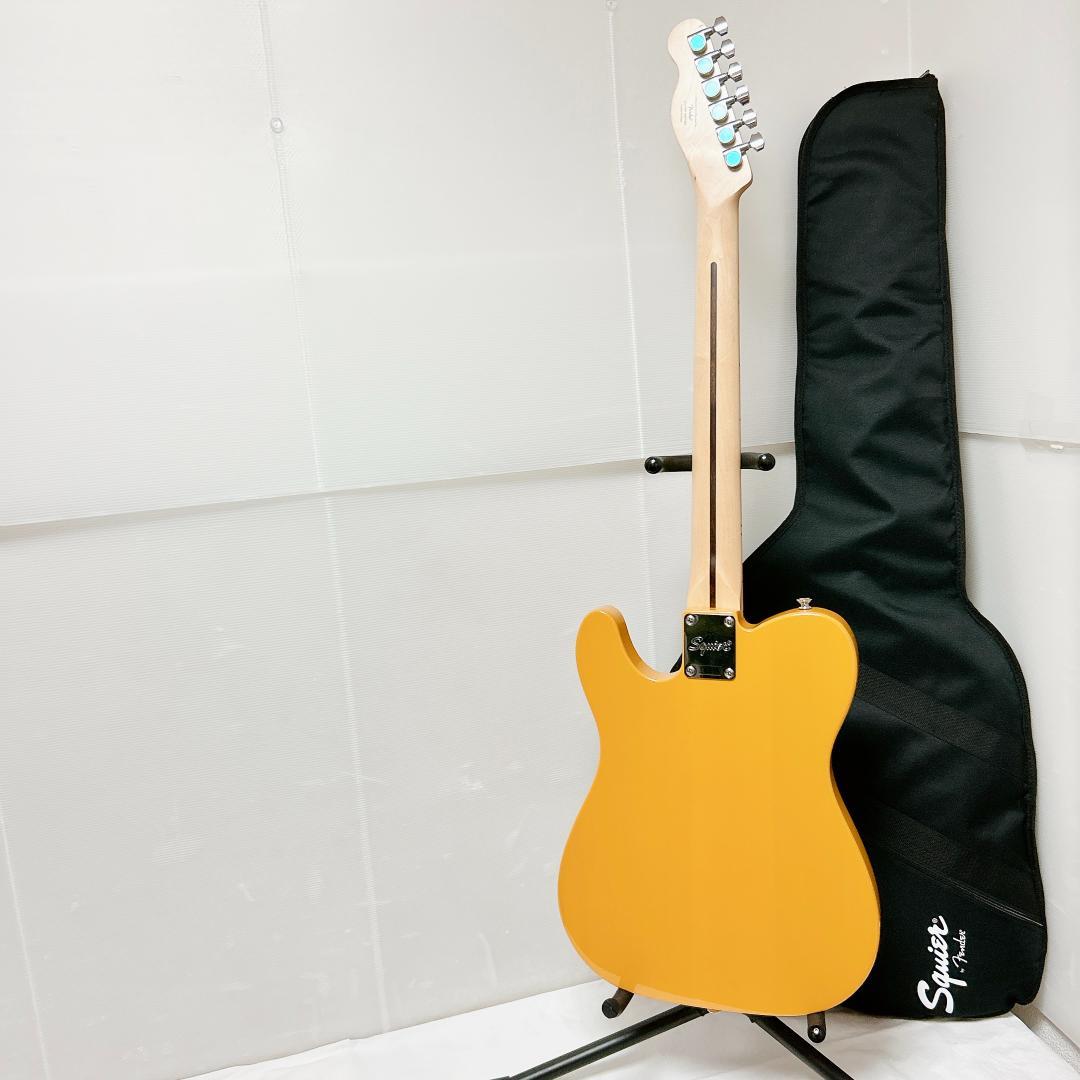 美品 Squier スクワイヤー Telecaster テレキャスター イエロー