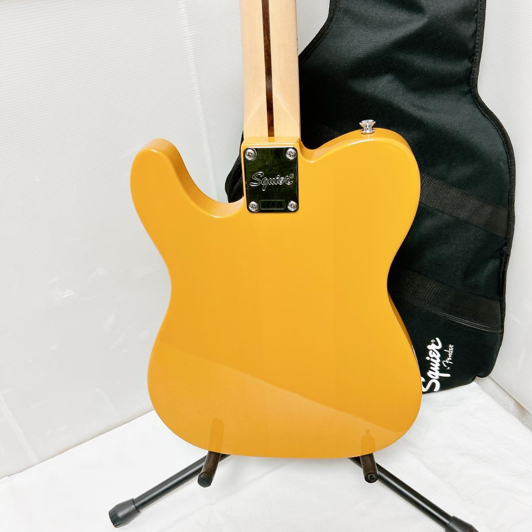 美品 Squier スクワイヤー Telecaster テレキャスター イエロー
