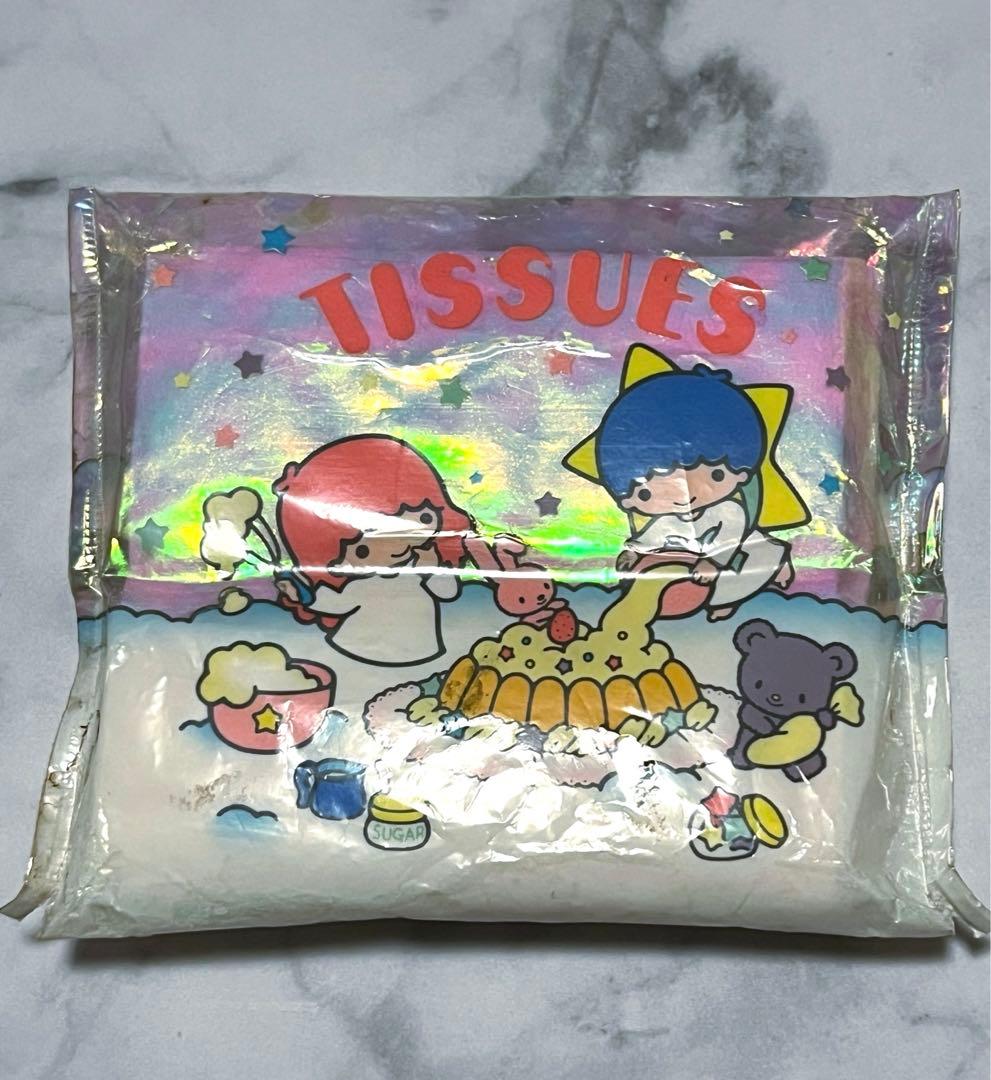1985激レア サンリオ 昭和レトロ キキララ ティッシュ オーロラ - メルカリ