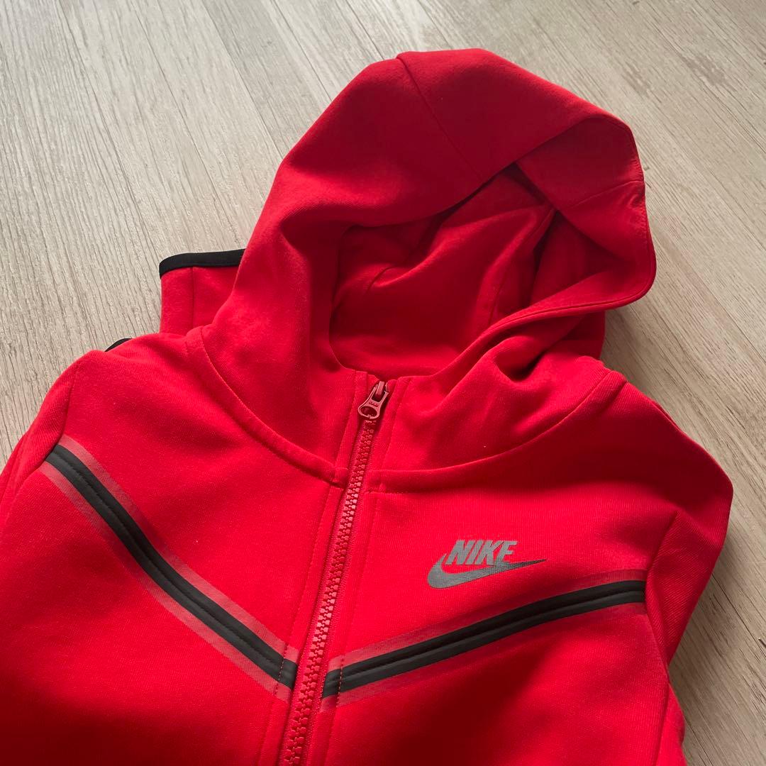 NIKEテックフリース赤XS レッド キッズ 最終値下げ - メルカリ