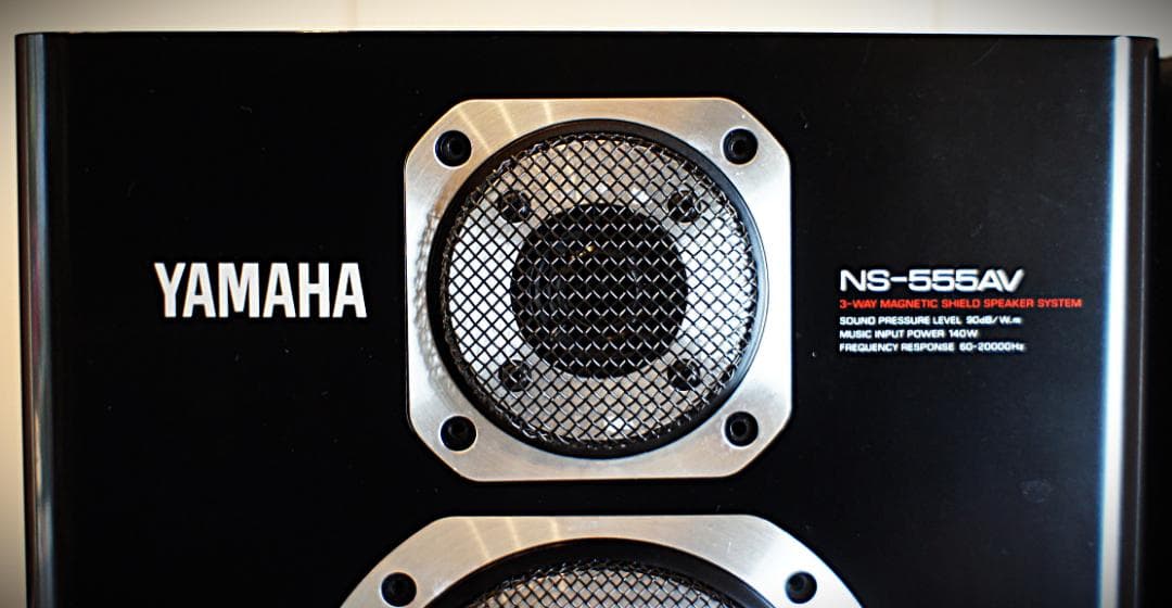 超美品】YAMAHAスピーカー：NS-555AV インシュレーター付整備良品
