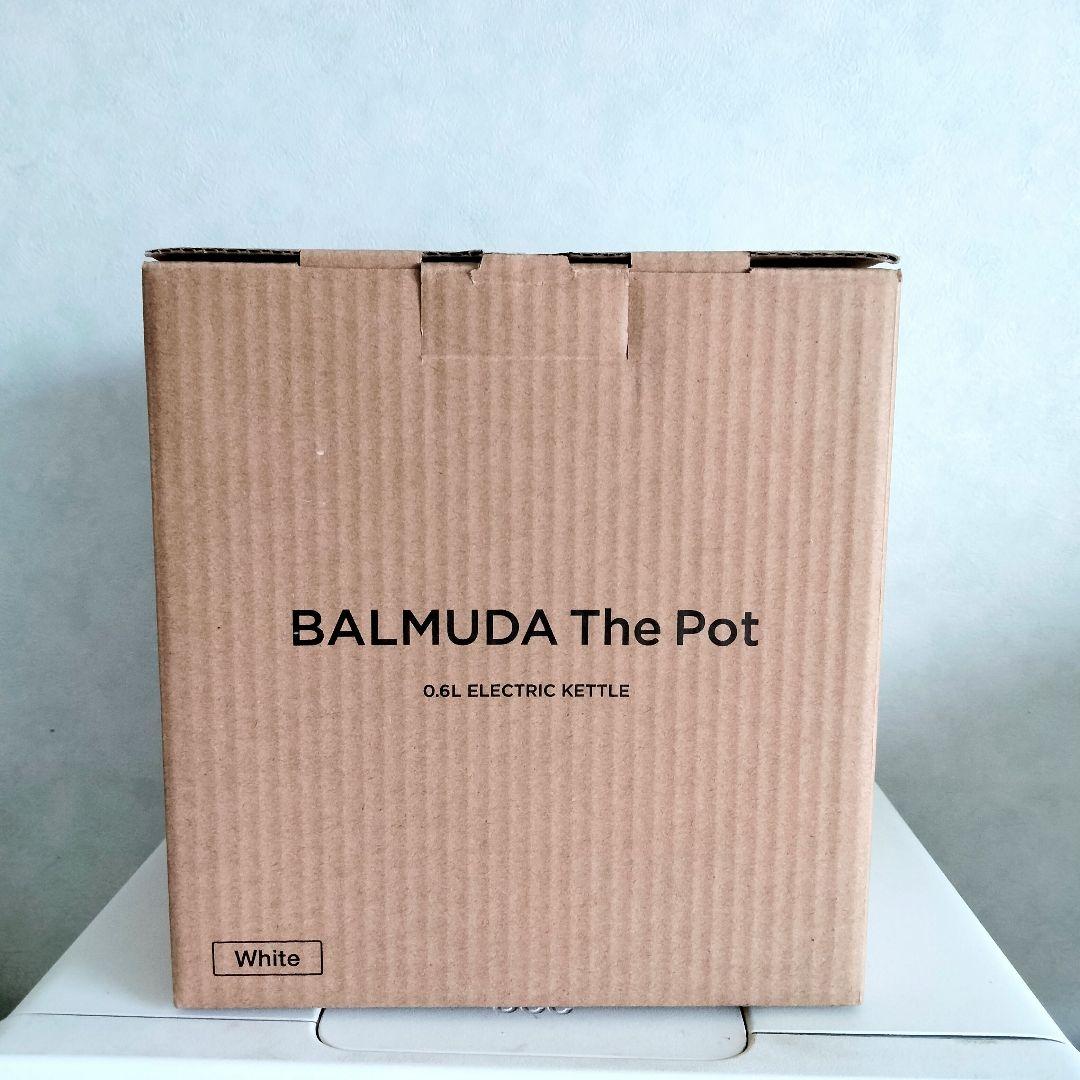 【1度だけ使用】BALMUDA バルミューダ　電気ケトル　ホワイト　618 バルミューダ BALMUDA 電気ケトル BALMUDA The Pot(バルミューダ ザ