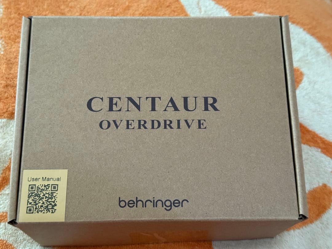 旧デザイン 新品 Behringer CENTAUROVERDRIVE ゴールド