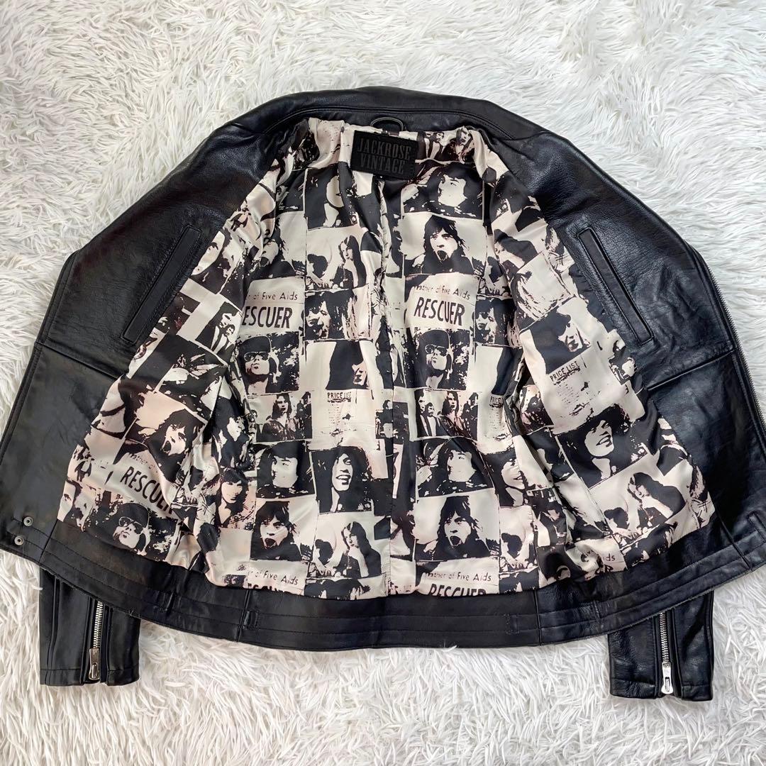 激レア✨ジャックローズ ローリングストーンズ L ダブルライダース 型