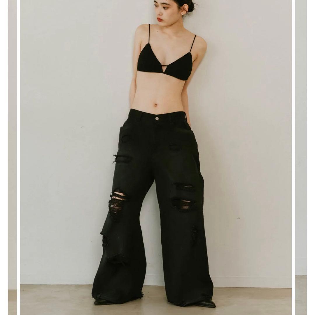 新品】 Knuth Marf クヌースマーフ damage denim XS - メルカリ