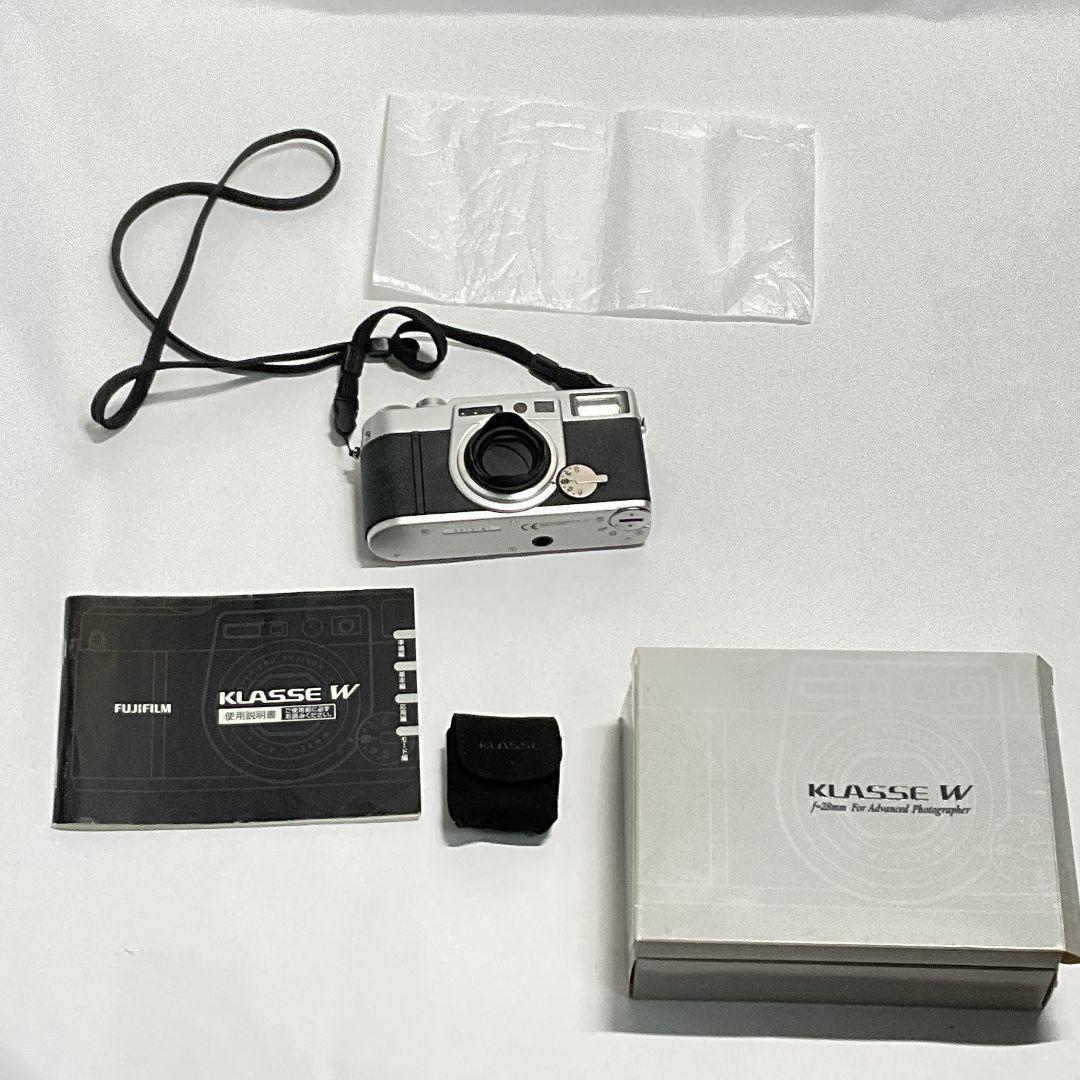 良品中古】FUJIFILM KLASSE W シルバー - メルカリ