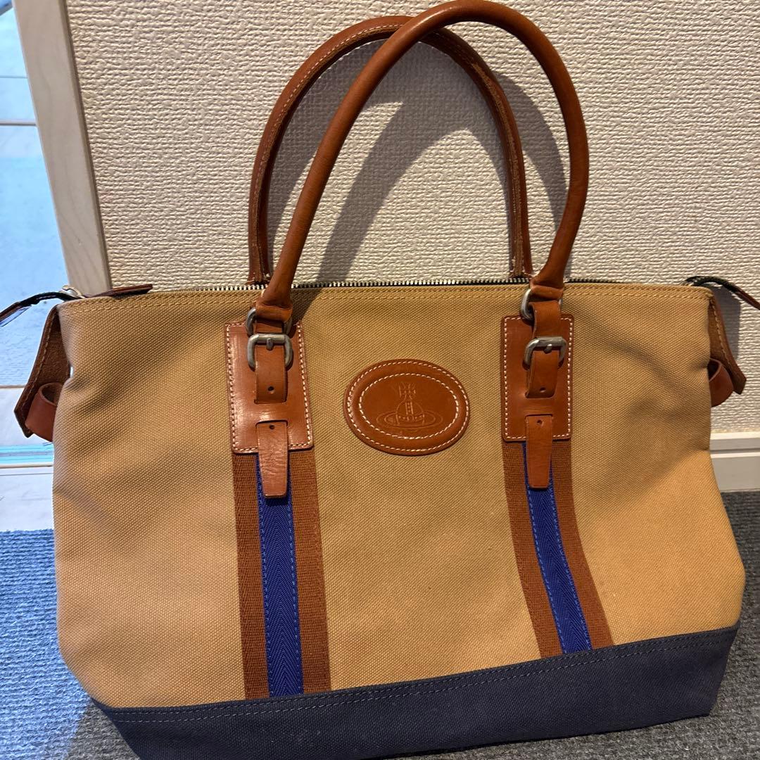 Vivienne Westwood トートバッグ ヴィヴィアンウエストウッド EMBROIDERY 2way トートバッグ オーブ