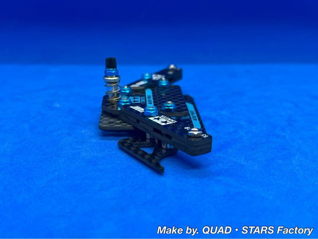 【ミニ四駆・MS用】1軸リヤアンカー　J-CUP2021／カーボン　19mm対応