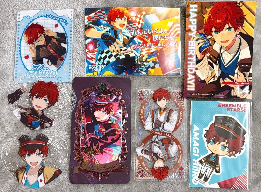 天城一彩グッズまとめ売り/ALKALOID/あんスタ/限定品/缶バッジアクスタ等