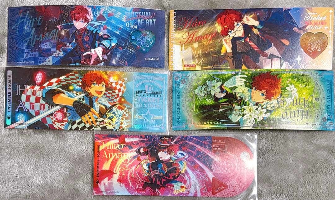 天城一彩グッズまとめ売り/ALKALOID/あんスタ/限定品/缶バッジアクスタ等