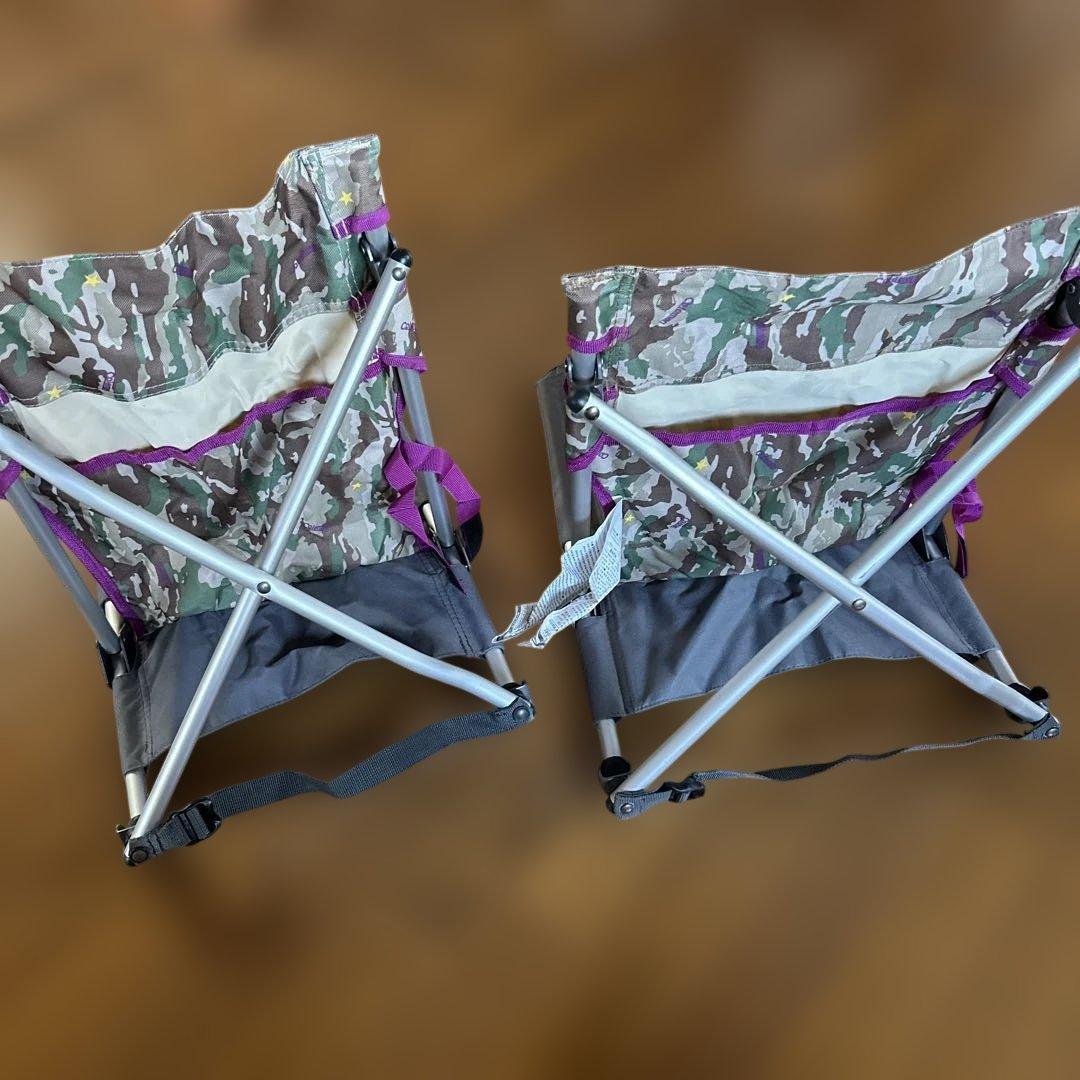 Coleman アウトドアチェア 迷彩柄 2脚セット コンパクト アルミ