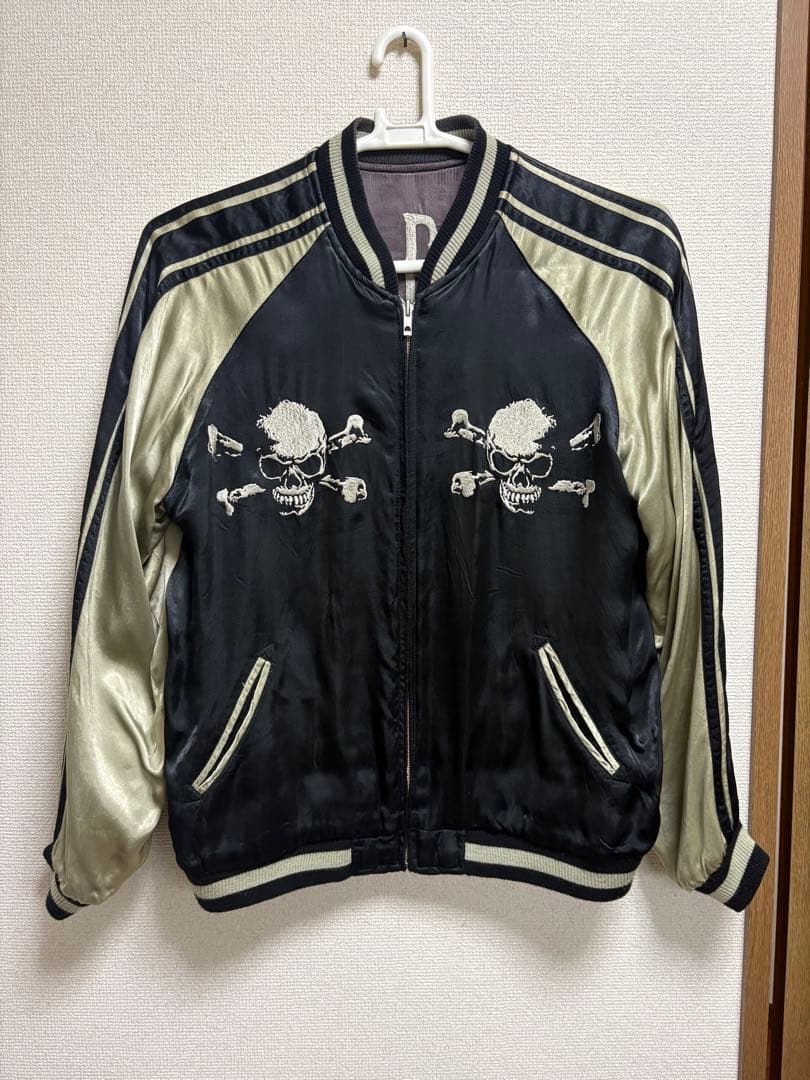 JKPD スカジャン スカル刺繍 リバーシブル - メルカリ