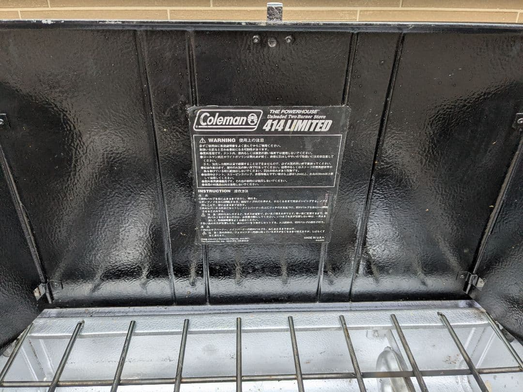コールマン ツーバーナー 414 LIMITED ブラック×シルバー 動作確認済