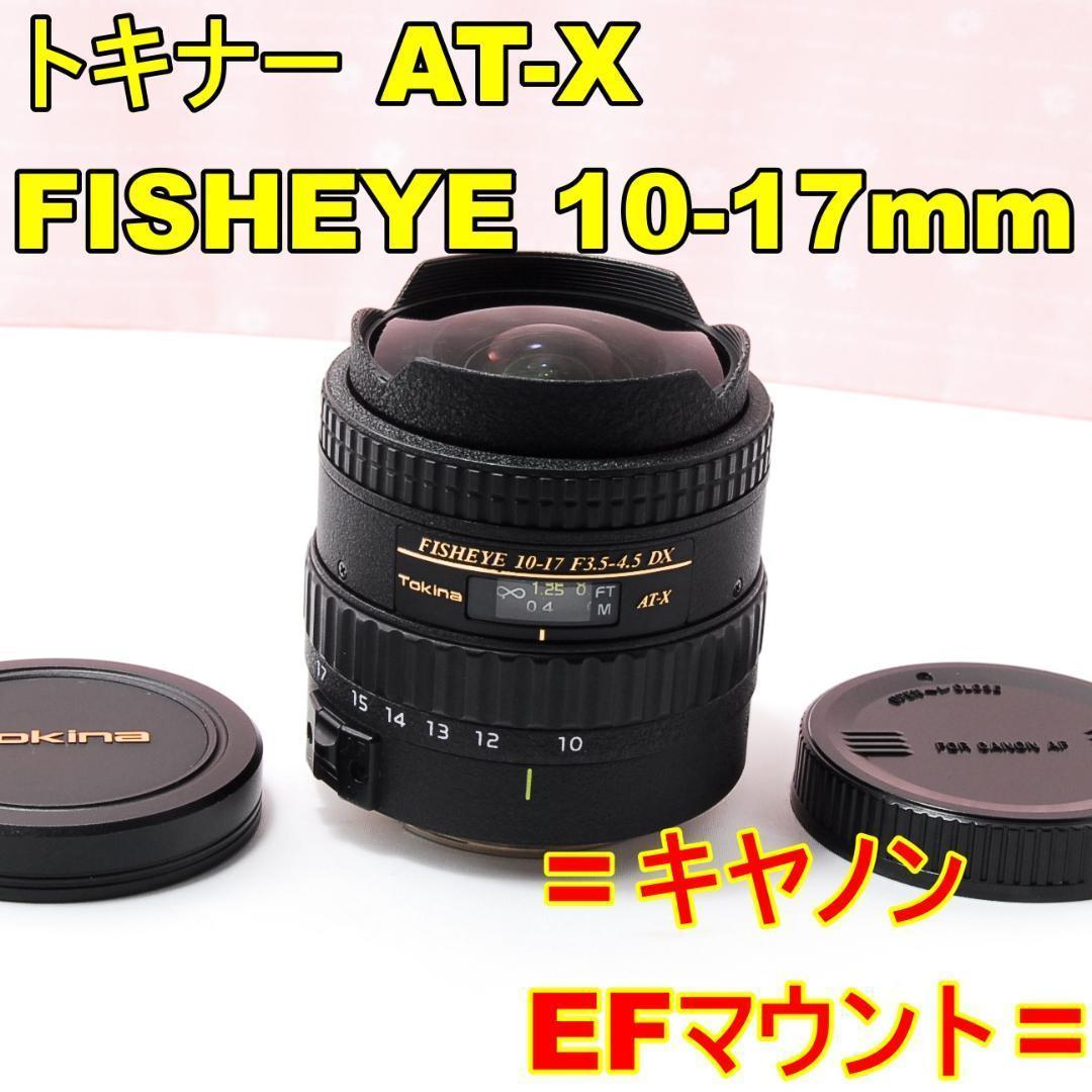 〓魚眼レンズ〓トキナー AT-X 10-17mm F3.5-4.5 キヤノン用