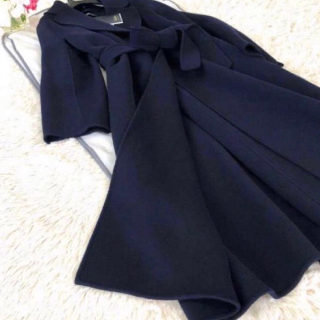 新品タグ付【'S MAX MARA】42ESTURIAクチートアマーノネイビー - メルカリ