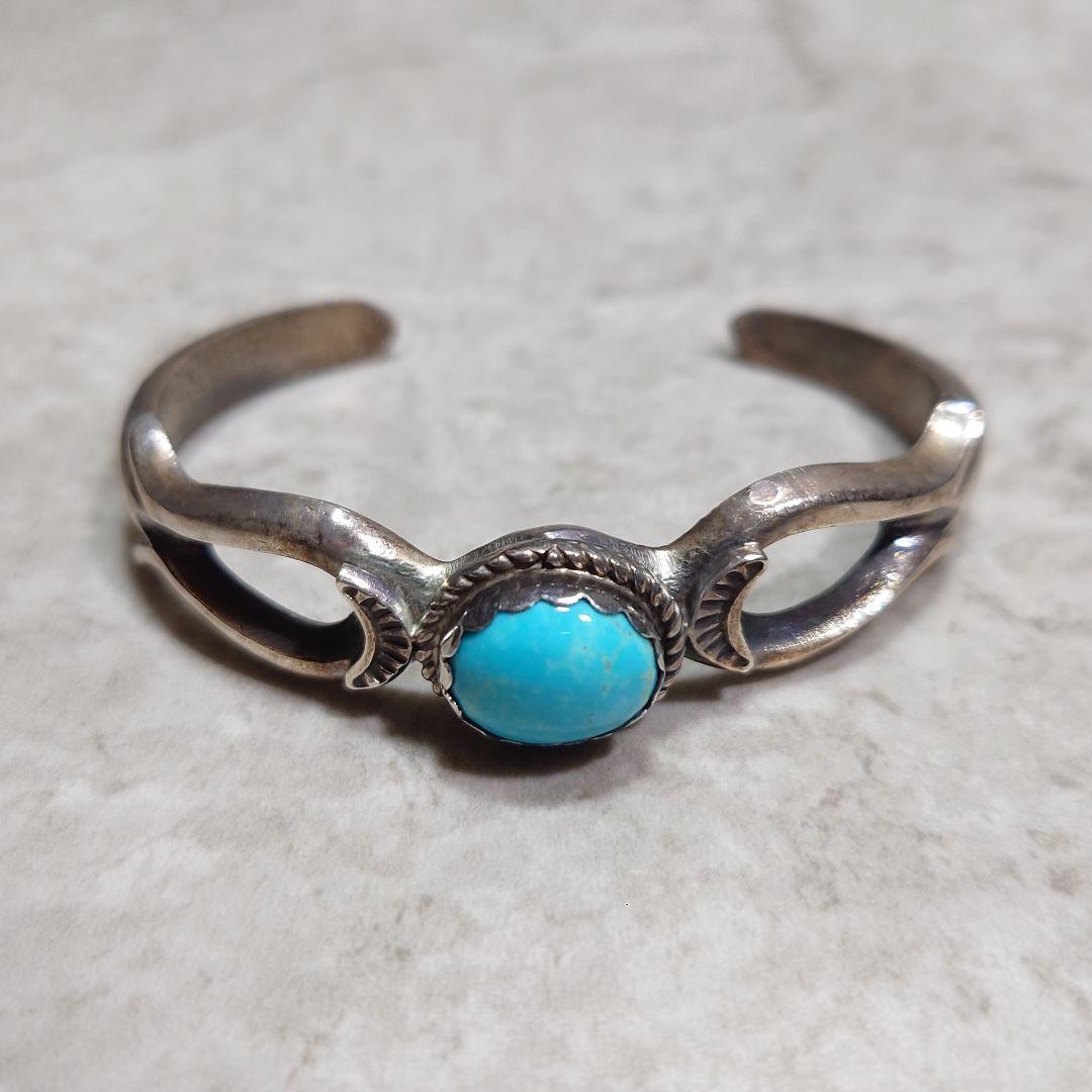 NAVAJO ナバホ F.L.BEGAY ターコイズバングル SILVER925