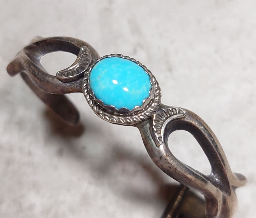 NAVAJO ナバホ F.L.BEGAY ターコイズバングル SILVER925