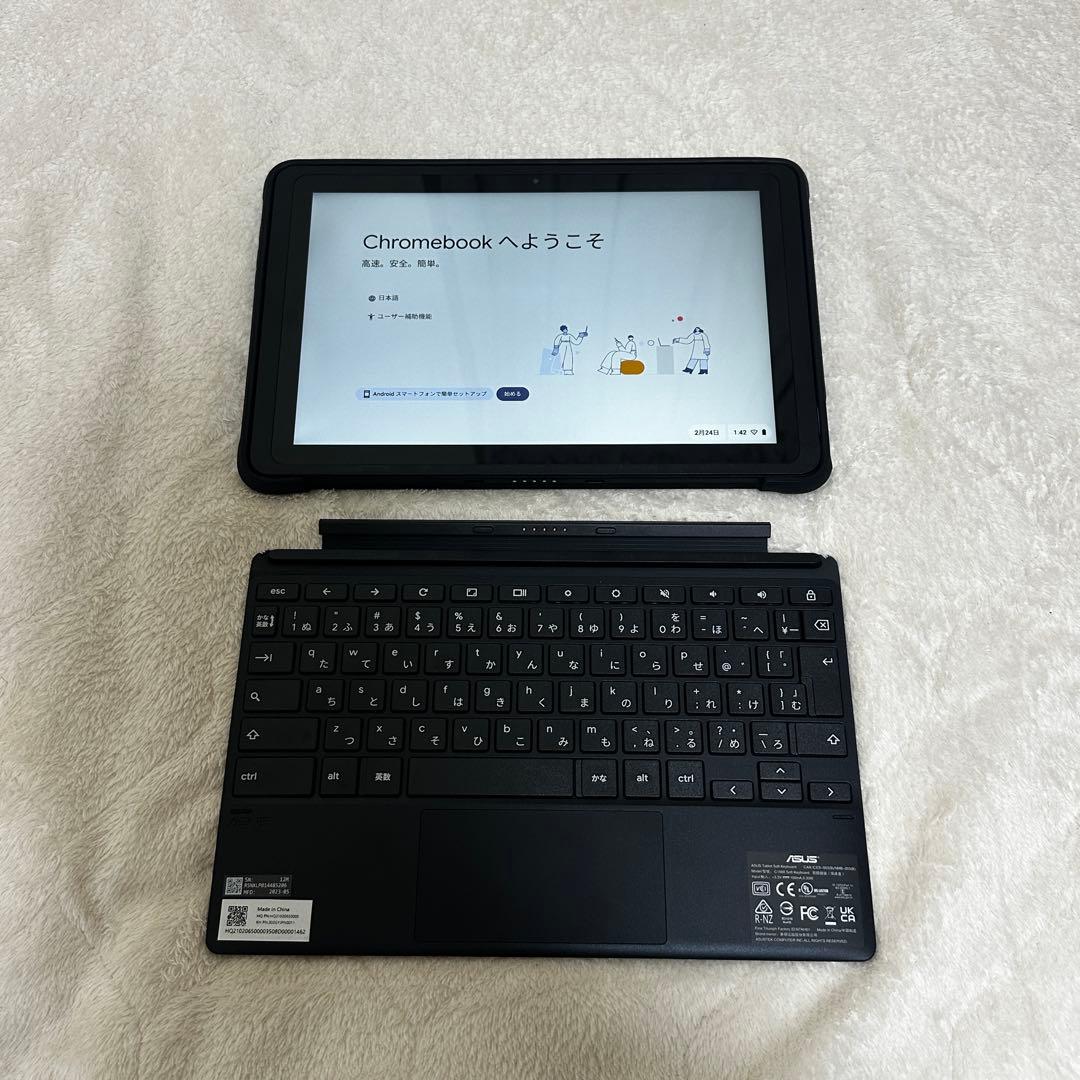 ASUS Chromebook 本体 CZ1000DV ブラック - メルカリ