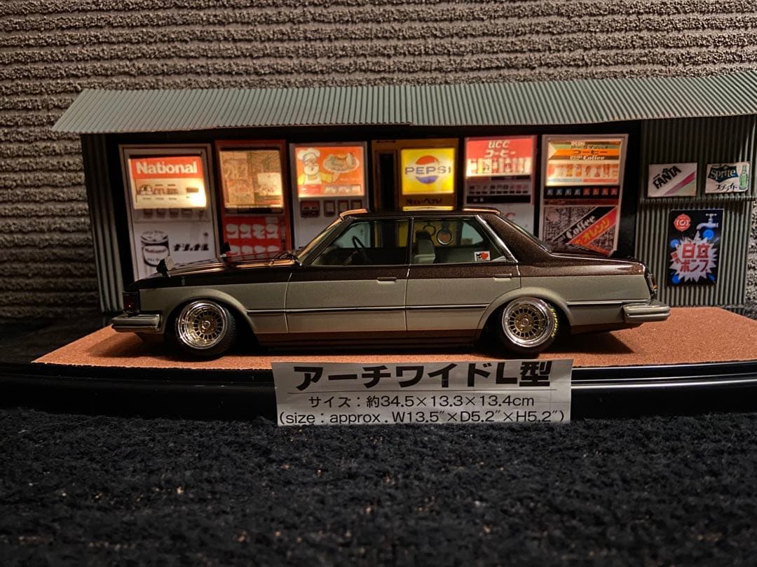 1/24 クレスタ マイクロエース カスタム ジオラマ 旧車 - メルカリ