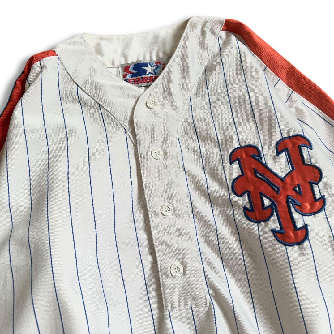 希少/90s】STARTER ニューヨーク・メッツ プルオーバー ジャージ M