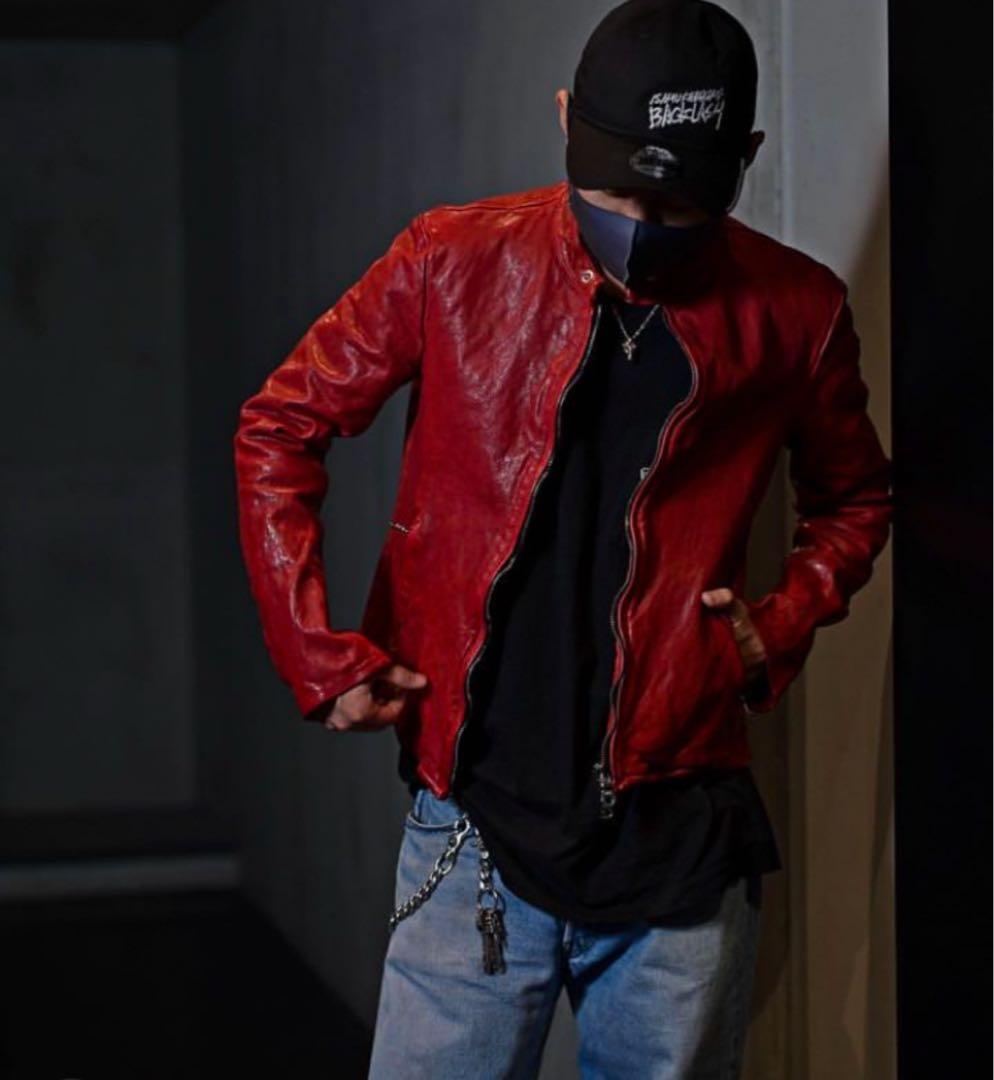 B'z稲葉着 Mサイズバックラッシュ BACKLASH シングルレザーライダース