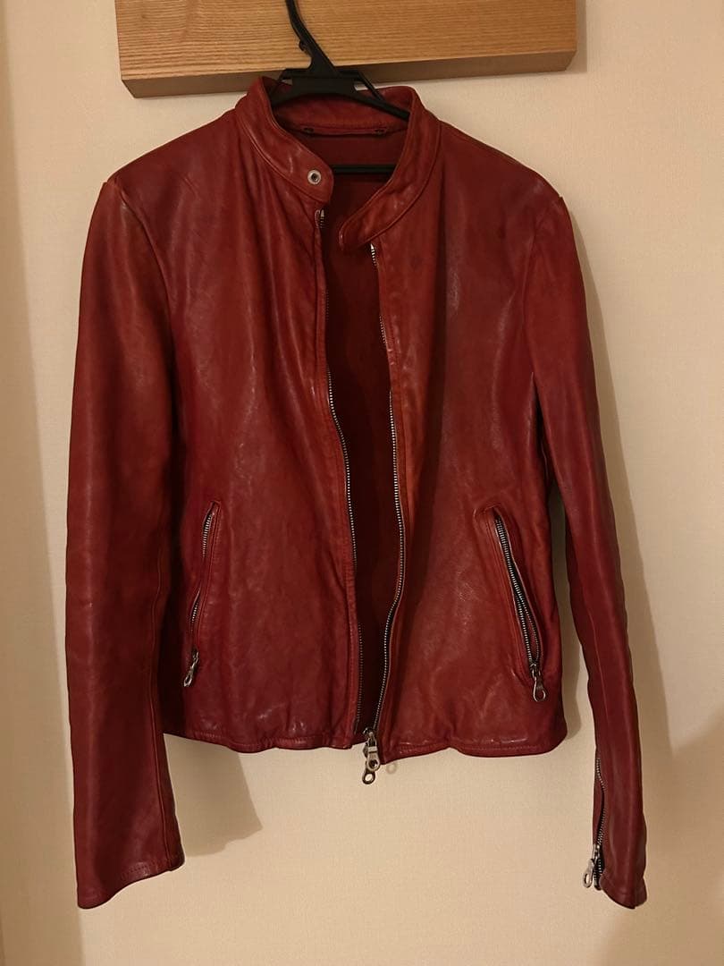 B'z稲葉着 Mサイズバックラッシュ BACKLASH シングルレザーライダース