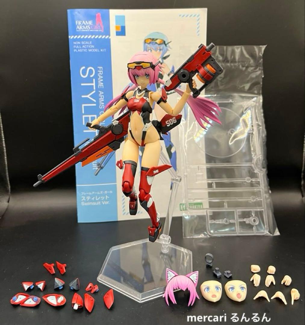 フレームアームズ・ガール スティレットSwimsuit Ver.塗装完成品②