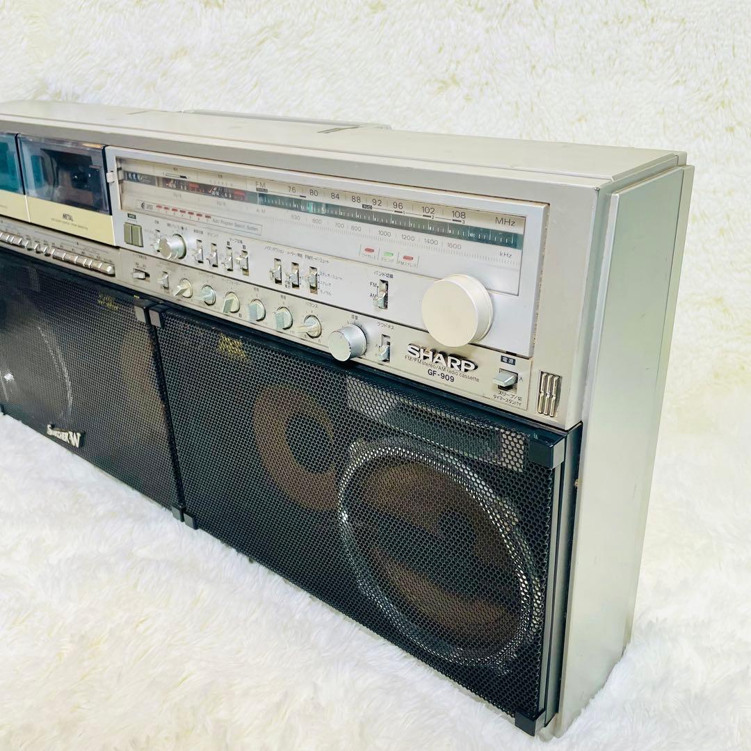 希少 現状品 SHARP GF-909 メタルテープ ラジカセ ビンテージ - メルカリ