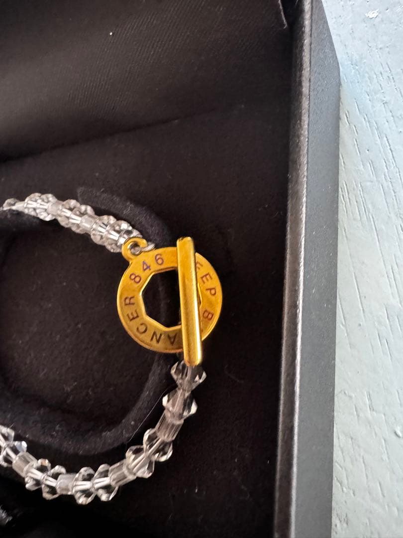 846 ヤジロ ブレスレット クリスタル 品質証明書付