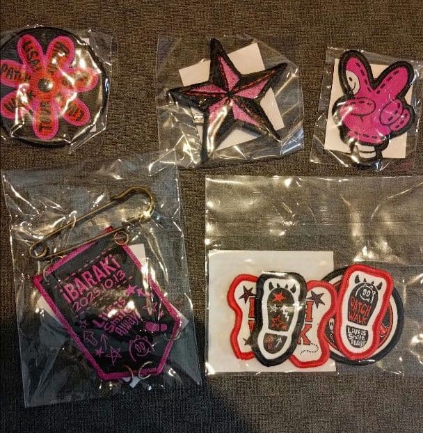 LiSAパッチリュック/バック/ステッカー/WALKん章(水戸)/ガチャステッカ