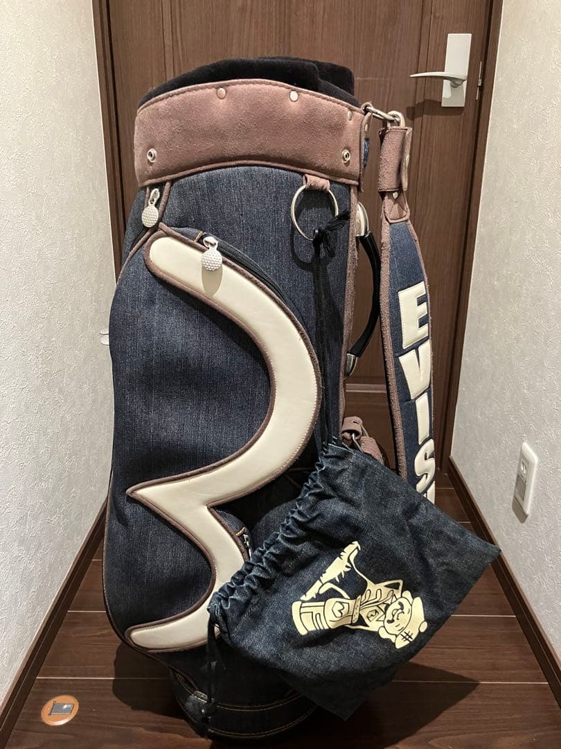 エヴィスゴルフキャリーバッグ EVISU - エヴィス ゴルフ キャディバック evisu エビスの通販 by